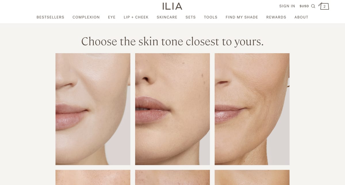 ILIA Beauty Shade Finder Quiz