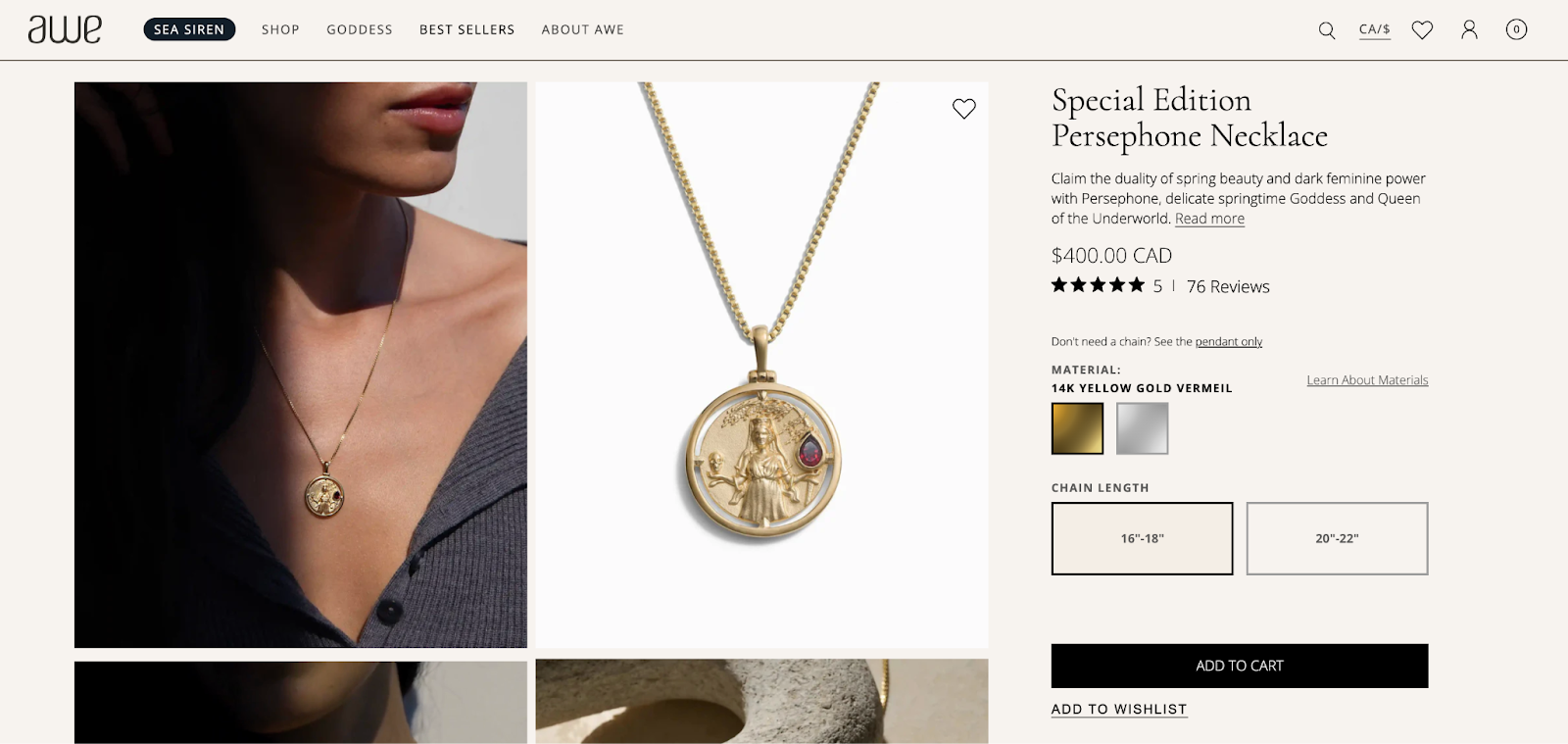 Awe Inspired Goddess Quiz