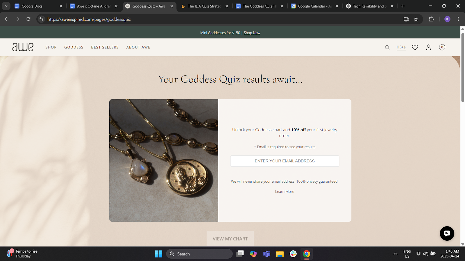 Zodiac sign selection in quiz