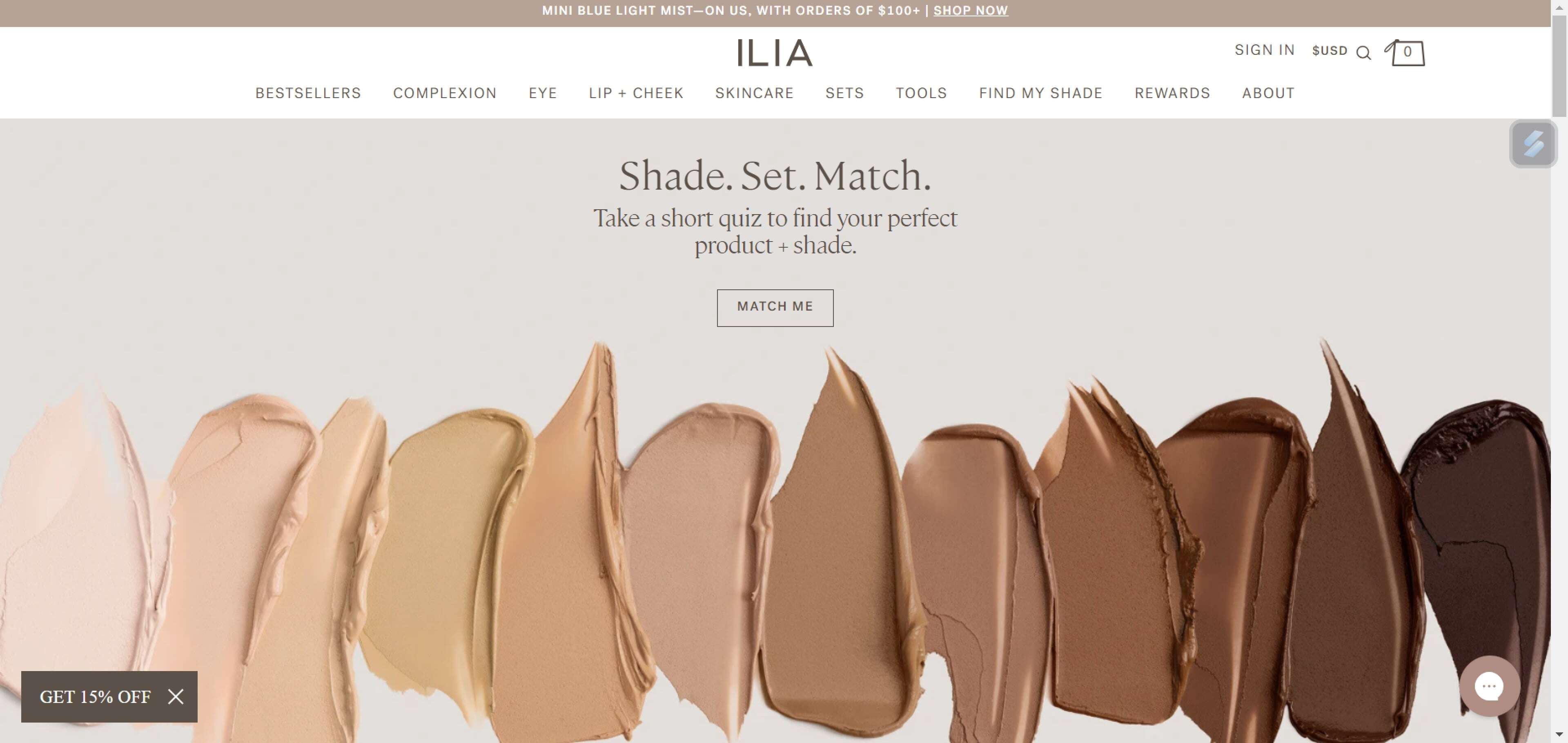 ILIA Beauty Quiz Strategy