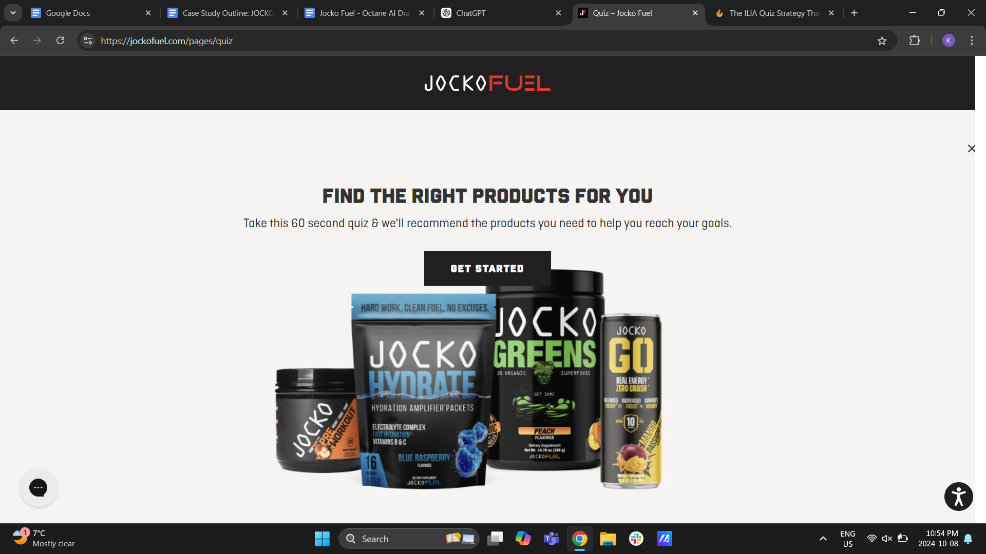 Jocko Fuel Quiz Introduction