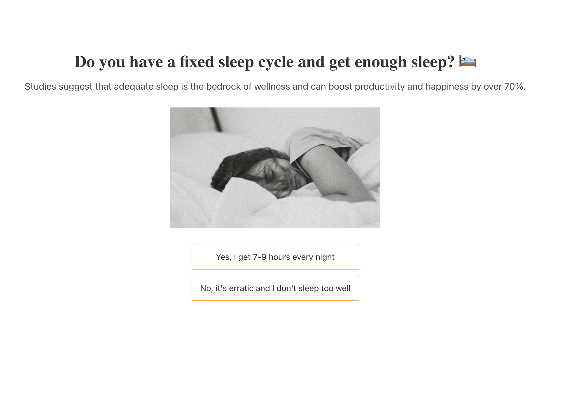 Nustrips Quiz - Sleep Challenges