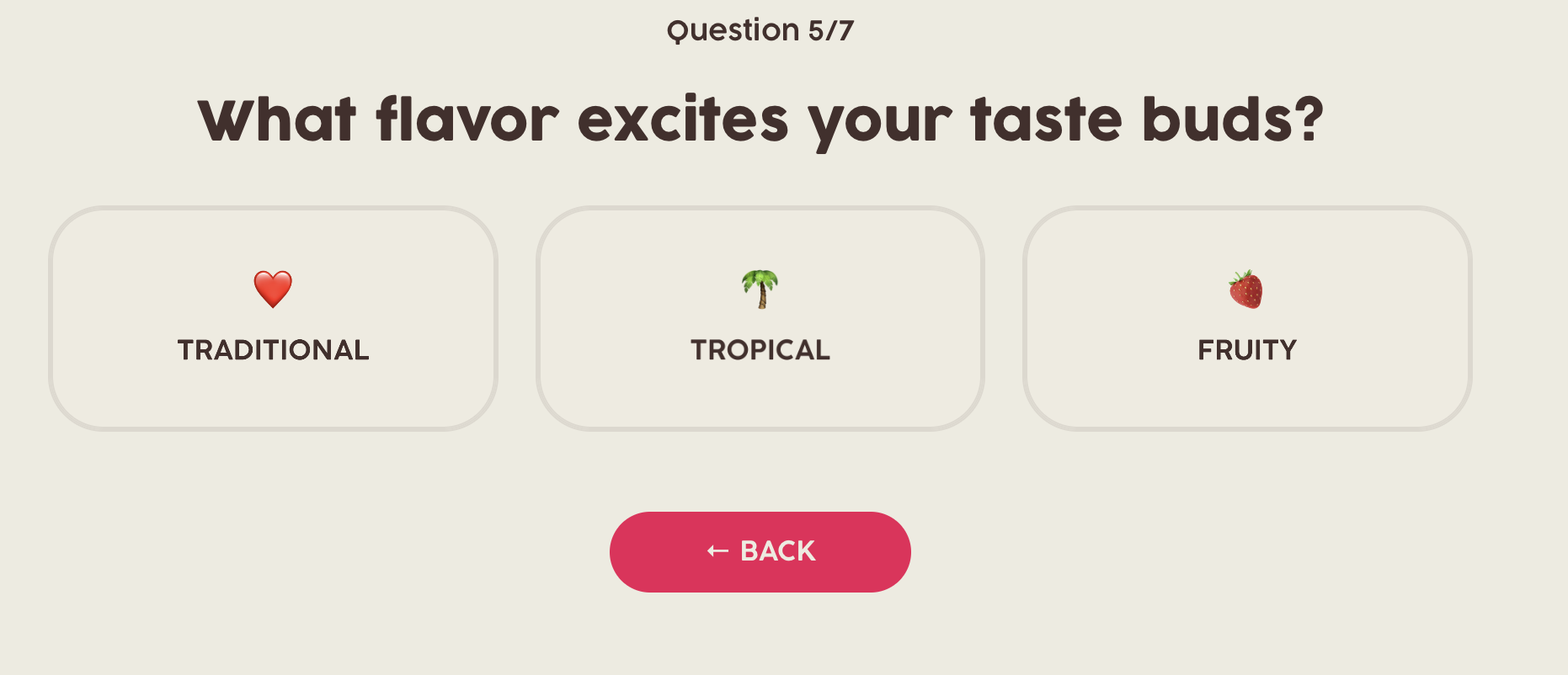 Salud Flavor Preference Question